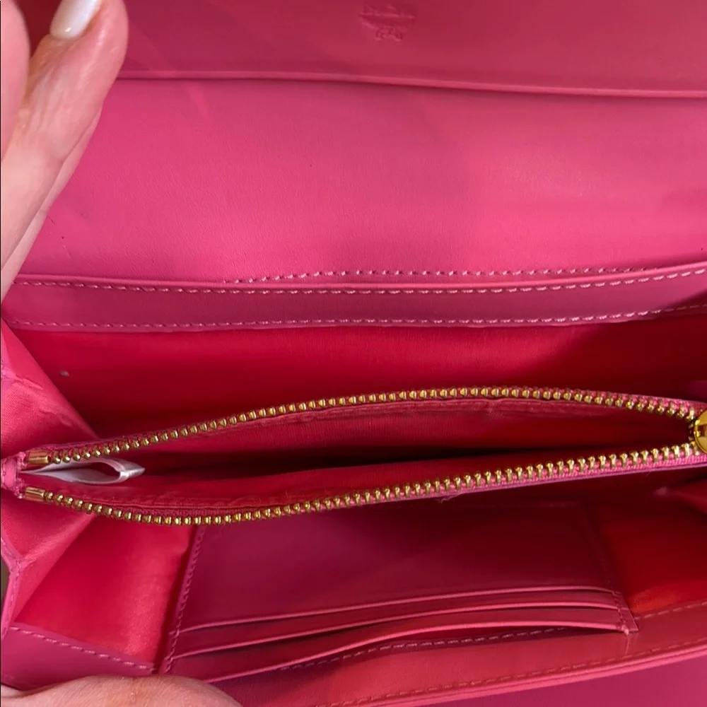 MCM Wallet Pink Women's